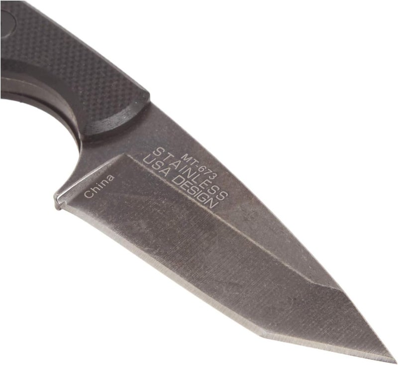 MTECH USA MT-673 Fixed Stainless Steel Blade,5",Black - Image 2